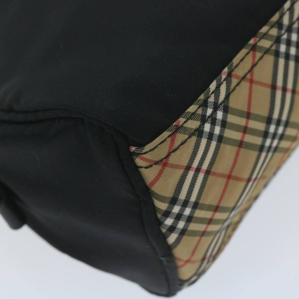 BURBERRY Hand Bag Nylon Black Auth ti1471 - Picture 13 of 16